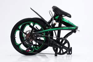 Bicicletta Pieghevole per Adulti con Telaio in Lega di Alluminio, Cerchi in Lega di Magnesio, 7 Velocità, 150kg, 20 Pollici, Bici da Città - Product Image 3