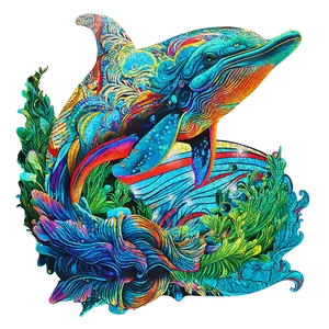 Nhà Sản Xuất Tùy Chỉnh Não Teaser Cá Heo Bằng Gỗ Câu Đố <span class=keywords><strong>150</strong></span> Pcs 200 300 500 1000 Miếng Bằng Gỗ Câu Đố Ghép Hình - Product Image 1