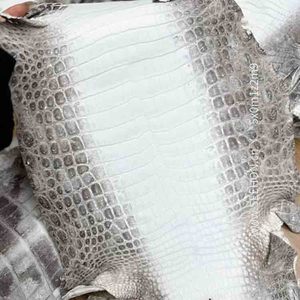 ที่ใส่กุญแจหนังจระเข้ไนล์ฝรั่งเศสหรูหราพร้อมการไล่ระดับสีหินธรรมชาติ - Product Image 2