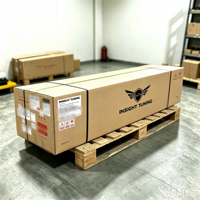 Diffuseur arrière en fibre de carbone pour Porsche Macan 2014+ – Kit de conversion de pare-chocs arrière avec feux stop et kit carrosserie