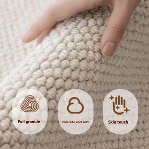 Faux <span class=keywords><strong>juta</strong></span> moquette per casa Hotel crema vento imitazione Sisal tecnica tessuta soggiorno camera da letto porta d'ingresso anello di ananas esterno - Product Image 5