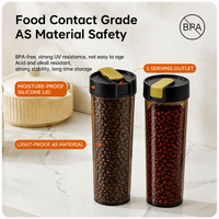 1000ml Kitchen spaghetti pasta package Bucket Jar multi purpose Rice noodle Food Storage conteneur
