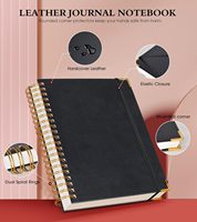 Carnet à spirales, carnet à lignes, journal, 8,5 pouces x 11 pouces, 300 pages, journal d'écriture en cuir pour femmes et hommes