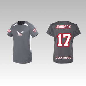 Kaos Lacrosse Sublimasi Kustom Murah Grosir Unisex untuk Penembak Lacrosse - Product Image 1