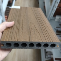 Haute qualité facile à installer Australie 5.4m faible entretien écologique creux solide gaufré Composite Decking