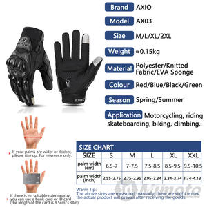 Guantes de Motocicleta para Hombre, Completos, Antideslizantes, Impermeables, Transpirables, de Nailon, para Deportes al Aire Libre y Desplazamientos Diarios - Product Image 4