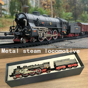 Treno Elettrico Giocattolo per Bambini, Grande Treno in Lega con Fumo, Modellino Ferroviario in Metallo Cinese, Treno Giocattolo in Scala per Bambini - Product Image 1