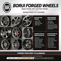 Jantes forgées en alliage Borui Multi Spoke 1PC, finition bronze mat, 17-22 pouces, blocage central, jantes personnalisées 5*120 5*114.3 pour GT3 RS Turbo S