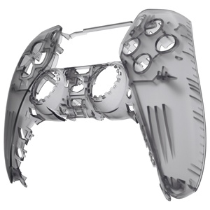 เคสเปลี่ยนฝาครอบด้านหน้าสีดำใสแบบกำหนดเอง EXtremeRate สำหรับจอย PS5 ขายส่ง - Product Image 2