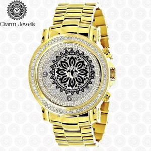 Montre en diamant moissanite la plus vendue, bijou de luxe, cadeau pour homme et femme, disponible à prix réduit - Product Image 6