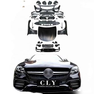 Nuovo Design Kit carrozzeria completo per <span class=keywords><strong>2016</strong></span> + Benz E classe <span class=keywords><strong>W213</strong></span> aggiornamento E63S AMG ampio cofano parafanghi per paraurti auto - Product Image 1