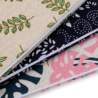 Cuaderno de Tela de Lino Floral en Oferta para la Oficina y Apuntes Diarios