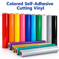 Vinyle de découpe coloré de haute qualité, finition brillante/mate, auto-adhésif pour lettrage et graphiques de signalisation