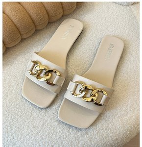 <span class=keywords><strong>Ciabatte</strong></span> da Donna <span class=keywords><strong>con</strong></span> Farfalla, Sandali Arabi Estivi 2025 <span class=keywords><strong>con</strong></span> Logo, Zeppe Piatte di Lusso, <span class=keywords><strong>Ciabatte</strong></span> Firmate in Pelliccia di Visone - Product Image 2