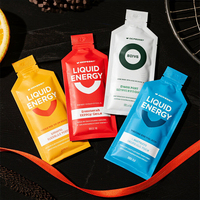 Pochette en plastique en forme de bouteille personnalisée sac de Sachet de liquide pour boissons pochette de Sachet de gel d'énergie liquide sac d'emballage de gel d'énergie