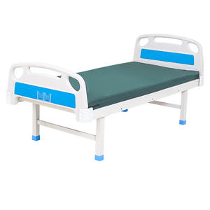Lit d'hôpital manuel Jiheng Medical en acier laminé à froid, type plat, pour clinique et soins infirmiers - Product Image 2