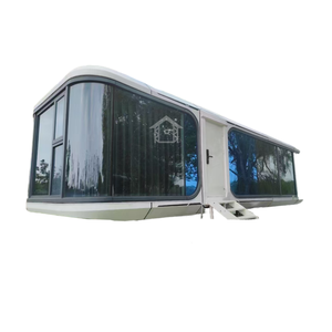 Cápsula de espacio de acero prefabricada unidad de vivienda modular de alta tecnología contemporánea para hoteles Glamping apartamentos oficinas tiendas - Product Image 1