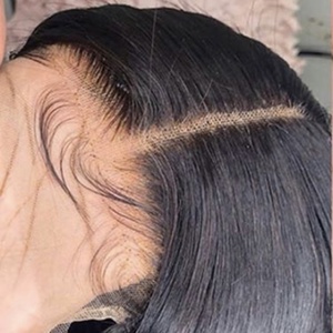 Perruques frontales de cheveux humains brésiliens longs bouclés de printemps pour femmes noires perruque avant en dentelle 5x5 longueurs étirées 34 \ "36 \" 38 \ "couleur HD - Product Image 3
