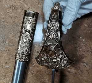 Freemasonry Templar hiệp sĩ masonic thanh kiếm Dao găm Vàng Hoàng Gia màu xanh cổ đại cổ freemason Nghi Lễ thanh kiếm - Product Image 1