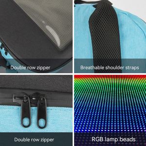 Muestra Gratuita, Mochila Empresarial Inteligente con Pantalla LED BSCI, Gran Capacidad, Mochila con Pantalla LED para Exteriores - Product Image 4