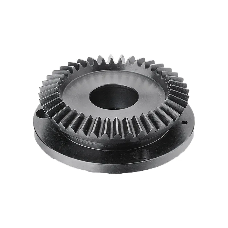 Sewing Machine Bevel Gears Spiral 57 Teeth Small Right Angle Helical Worm Gear For Woodworking Machinery