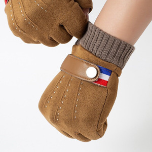 JNX Riding <b>Gloves</b> Half-Finger Fleece-Lined Warm For Commuting And <b>Gaming</b> - Product Image 2