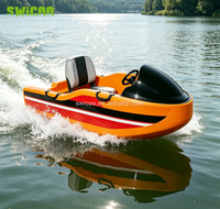 Bateau à réaction électrique 15KW 72V 90Ah, kart aquatique, bateau de dérive sur lac, kart aquatique pour location en parc aquatique sportif