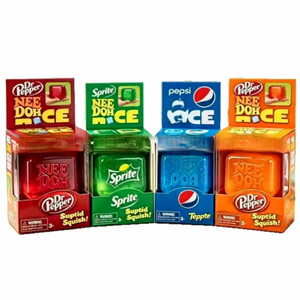 Jolie balle anti-stress souple en forme de cube, thème boisson, jouet sensoriel pour soulager l'anxiété, pour enfants et adultes - Product Image 2
