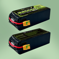 Batterie Lipo au lithium GPR POWER ultra-haute tension 6S 23,7V 32000mAh 20C à décharge rapide pour hélicoptère, drone FPV et UAV
