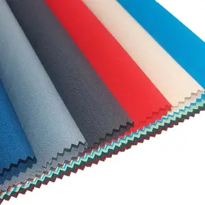 Produttori all'ingrosso tinta unita 100% poliestere mini tessuto opaco morbido materiale di rivestimento per abiti da lavoro con stampa semplice