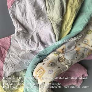 Full Cotton Trapo <b>Industrial</b> Gris 100% Camiseta De Algodon Light Colored Cotton T-Shirt Rags for Cleaning <b>Industrial</b> <b>Wiping</b> - Product Image 4