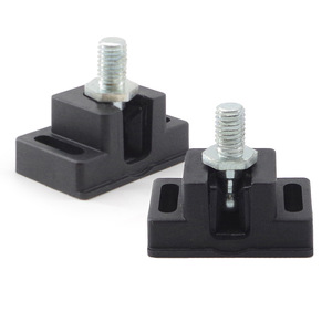 Nylon Door Stopper Black Plastic Wall Mount Industrial Grade For Cabinet And Distribution Box 3030 4040 Profile Accessories - Product Image 3