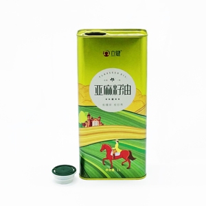 OEM/ODM Boîte en fer blanc rectangulaire vide de 1L pour huile d'olive comestible avec couvercle en plastique - Product Image 4