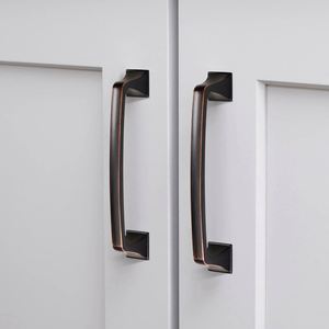 Tiradores de Muebles WEKIS de Diseño Moderno, Perillas de Cocina de Aleación de Zinc con Revestimiento Negro Clásico para Cajones - Product Image 2