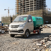 Mini camion compacteur à bras grue diesel Euro 3 pour le transport de déchets, bennes à ordures mobiles pour la collecte de déchets de construction et de voirie sur courte distance
