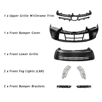 Topzonauto Nouveau Kit Complet de Pare-chocs Avant en Plastique 5310106441 7 Pièces à Fixer par Vis pour 2015 2016 2017 pour LE