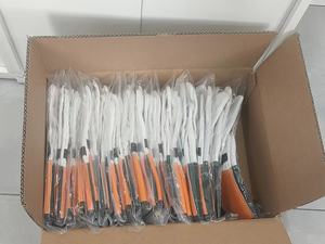 قفازات كهربائية من جلد الماعز الأبيض والقوس مقاس 14 بوصة ، قفازات عازلة من الجلد ، واقيات جلدية لأعمال الخطوط الحية الكهربائية - Product Image 6