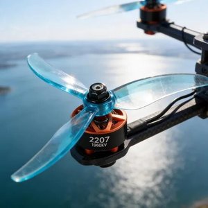 มอเตอร์ไร้แปรงถ่านแรงบิดสูง รุ่น 2207 2450KV 2750KV ประสิทธิภาพสูง สำหรับดัดแปลงโดรน FPV - Product Image 1