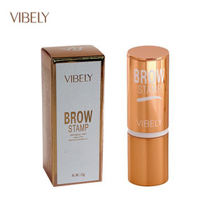 Kit de tampon à sourcils One Step, pommade rehausseur de sourcils longue durée et waterproof avec 10 pochoirs réutilisables et brosse pour un sourcil naturel - Product Image 6