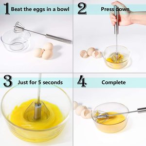 <span class=keywords><strong>Frusta</strong></span> rotante da 12 pollici in acciaio inossidabile pratico interruttore per frullino per le uova in metallo per <span class=keywords><strong>la</strong></span> <span class=keywords><strong>cucina</strong></span> - Product Image 5