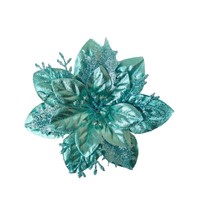 Fleurs pour décorations d'arbre de Noël Fleurs en tissu Ornements suspendus Décoration de guirlande pour les célébrations de vacances