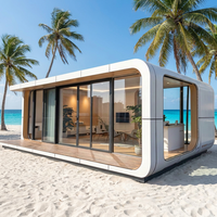 Maison préfabriquée insonorisée de 20 pieds pour extérieur, bureau mobile, conteneur d'expédition extensible