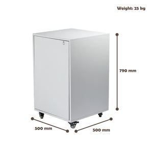 خزانة طبية متنقلة من الألومنيوم على شكل خلية النحل للعيادات والمستشفيات والمكاتب - Product Image 3