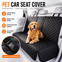 Housse de siège auto imperméable pour chien en tissu Oxford, protection de siège arrière pour animaux de compagnie, antidérapante, résistante aux rayures, tapis de banquette pour voitures et SUV