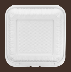 Tiya Square Lunch Plastic Food <b>Storage</b> <b>Container</b> Microwavable PP Food Packaging to Go Takeaway Plastic Hinged <b>Container</b> - Product Image 3