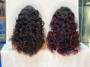 13x4 encaje frontal suelta peluca rizada trenzado cabello humano al por mayor - Product Image 3