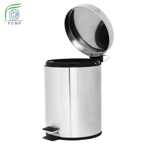 Stainless Steel Mirror Garbage <strong>Bin</strong> With Separate Bucket Trash <strong>Bin</strong> - Product Image 4