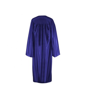 2023 blu <span class=keywords><strong>Navy</strong></span> lucido all'ingrosso migliore qualità College o liceo abito e berretto da laurea - Product Image 3