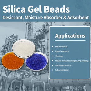 500g de gel de silice orange réutilisable et indicateur à haute capacité poreuse pour l'absorption d'humidité et la détection de fuites dans les systèmes de canalisations - Product Image 6