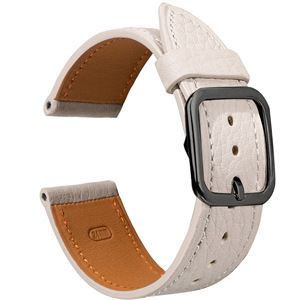 Correa de Reloj de Repuesto de Estilo Minimalista <span class=keywords><strong>para</strong></span> Hombre y <span class=keywords><strong>Mujer</strong></span>, Correa de Cuero Genuino Compatible con <span class=keywords><strong>Relojes</strong></span> Inteligentes Tradicionales - Product Image 3